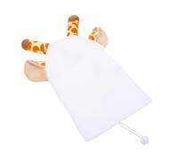 DOITOOL Funda Elástica Lavable para Casco de Esquí Diseño de Cabeza de Jirafa, Protector Transpirable 55-62 Cm, Accesorio para Deportes de Invierno al Aire Libre