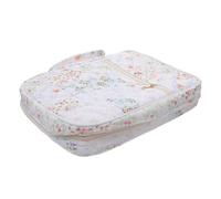 DOITOOL Funda para Biblia para Mujer con Compartimentos Espaciosos y Diseño Elegante de Algodón, Bolsa Organizadora con Asa Adecuado para Estudio Bíblico Diario y Bibliotecas