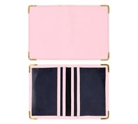 DOITOOL Funda Protectora para Tarjetas y Banco Cuero PU Rosa, Bolso Compacto Práctico para Mujer, Funda para Tarjetas De Crédito y Documentos, Adecuado para Viajes y Oficina, Capacidad Suficiente