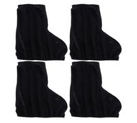 DOITOOL Fundas Pares Elásticas de para sobre Hielo Botas Patinaje en Poliéster Negro, Diseño Elegante y Portátil, Protección Paquete de 2 para Pruebas y Presentaciones