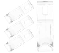 DOITOOL Gancho de Fijación para Cortina Enrollable Transparente con Tornillos, Retenedor de Cordón para Persianas de Cadena de Cuentas, Accesorio para Cortinas Estores, 1 Unidad, Uso