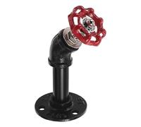 DOITOOL Gancho de Hierro Rústico Vintage para Baño Soporte Resistente y Diseño Industrial, Perchero Versátil para Colgar Batas, Toallas y Sombreros en Pared