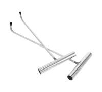 DOITOOL Gancho en T de Acero Inoxidable 38 Cm X 8 Mm, 2 Piezas, Herramienta para Levantar Tapas de Alcantarilla, Puertas de Persiana Enrollable y Elevación de Cargas Hogar