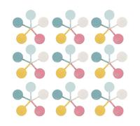 DOITOOL Ganchos Adhesivos sin Taladro Pequeños Redondos 2,5 Cm, Kit 50 Piezas Colores Pastel (, Oscuro,), para Colgar Llaves, Joyas y Utensilios de Cocina