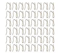 DOITOOL Ganchos Individuales para Cortinas de Ventana de Acero Inoxidable 400 Unidades Gancho Forma de S Grande Resistentes Humedad para Hogar Hotel y Tienda