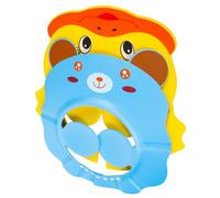 DOITOOL Gorros de Ducha Ajustables para Bebés Dibujos Animados, Protector para Lavar el Cabello Visera y Protección para Orejas, 2 Unidades (amarillo Pato Azul Oso) para Baño Infantil