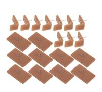 DOITOOL Guías para Cajones Forma de L Tachuelas 40 Piezas 20 Unidades 317X127 MM 20 Unidades 127X19X13 MM Plástico Resistente y Hierro para Reparación y Deslizamiento Suave