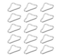 DOITOOL Hebillas Triangulares para Correas de Trampolín 40 Piezas Fabricadas Alambre Robusto para Uso en Camas Elásticas y Accesorios de Redes de Salto