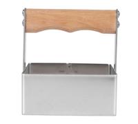 DOITOOL Herramienta de Apicultura para Cortar Panal Cuadrado Mango de Madera Cortador de Miel de Acero Inoxidable Accesorio Práctico para Apicultores y Almacenamiento en Colmenas