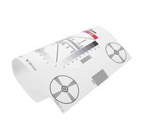 DOITOOL Herramienta de Calibración CCTV para Ajuste de Enfoque Tarjeta de Prueba de Resolución 40X30 CM Adhesiva Comprobador de Calidad de Imagen para y Monitores de