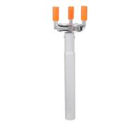 DOITOOL Herramienta de Extracción para Detectores de Humo con Cabeza de Garra y Poste Corto, 2 Piezas para Desmontaje Seguro en Techos Altos, Accesorio Profesional para Mantenimiento