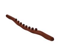 DOITOOL Herramienta Diseño de 8 Cuentas de Madera de Masaje Gua Sha Portátil para Masaje Terapéutico de Espalda, Adecuado para Uso en de Belleza Casa