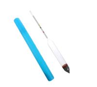 DOITOOL Hidrómetro de Salinidad para Acuarios 2 Unidades de Vidrio Resistente para Agua Salada Medidor de Salímetro Profesional para Peceras y Piscinas Accesorio Acuarios de Medición