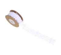 DOITOOL Hollow Embossed Music Note Ribbon Musical Notes Fabric Lace For DIY Crafting Present Wrapping Party Decorations Yards