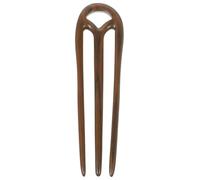 DOITOOL Horquilla de Madera de Sándalo Tridente para Cabello Accesorio Cabello Vintage Palillo de Pelo Chino Estilo Retro Tamaño Medio Diseño Seguro y Cómodo para Mujer y