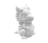 DOITOOL Hucha Dragón DIY para Pintar Alcancía Decorativa Infantil y Adultos Bote de Ahorro Original Forma de Estatua de Dragón Regalo Creativo para Cumpleaños y Festividades