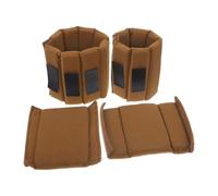 DOITOOL Insertos para Bolsa de Cámara Acolchados Divisor Adhesivo, Set 4 Piezas DIY para Fotógrafos, Organizador Ajustable, Compartimentos Protectores Marrón para Estuches de Cámara