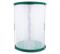 DOITOOL Jaula Cilíndrica para Mariposas con Soporte, Estructura Plegable de Poliéster y Malla Transparente, Adecuada para Insectos y Orugas en Eventos y Exposiciones