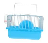 DOITOOL Jaula Transportadora para Hámsters y Roedores Pequeños Color Azul Accesorios Aleatorios Espacio Multifuncional para Comer Dormir y Jugar Suministros para Mascotas Pequeñas