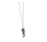 DOITOOL Joyas De Cuello De Colgante De Cuello Romántico Collar Nombre Día De San Valentín Joyas Testigo De Amor Joyería Del Cuello Black Latón