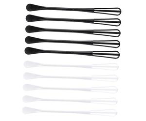 DOITOOL Juego de 10 Batidores Manuales para Huevos Diseño Doble Cabeza y Combinación de Cuchara y Batidor, Utensilios de Cocina Multiusos de Pp para Mezclar y Batir Crema
