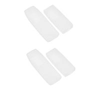 DOITOOL Juego de 4 fundas universales para mando a distancia de TV, diseño de huella dactilar, forma de gota, silicona