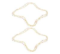 DOITOOL Juego de 6 Cadenas de Cuentas Transparentes para Cintura y Vientre, Diseño Simple y Liviano, Accesorio para Fiesta y Playa, Destaca Tu Cuerpo con Estilo