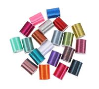 DOITOOL Juego de Hilos Metálicos Hilo de Bordar para Bordar Multicolor Brillo Color Aleatorio para Punto de Cruz y Manualidades DIY para Costura y Bordado