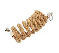 DOITOOL Juguete de Cuerda Colgante Percha de Loro Juguetes de Columpio de Jaula de pájaros Juguetes para pájaros Cuerda elástica Percha de pájaro Percha de Cuerda de pájaro