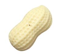 DOITOOL Juguete para Perros Pequeño Forma de Cacahuete Resistente y Seguro de TPR con Chirriador Integrado para Morder y Entretener para Aliviar el Aburrimiento de Mascotas