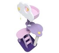 DOITOOL Juguetes para Mascotas 1 Pc Columpio para Gatos Juguetes Peluche Gatito Juguete Gato Saltando Juguete morder rascador para Gatos Escalera Nido de Gato Puesto de Juego sisal