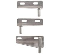 DOITOOL Kit de 3 Bisagras de Acero Inoxidable para Puerta de Refrigerador Comercial Compatibles Congeladores Verticales y Horizontales Bisagras de Resorte Eje de 28 MM para Cámaras