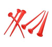 DOITOOL Kit de 6 Boquillas de Calafateo de Plástico para Pistola, con Puntas Alargadas y Curvas, Accesorio Reutilizable para Sellado de Ventanas, Puertas y Azulejos en Reformas y