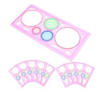 DOITOOL Kit De Dibujo y Plantilla Creativa para Niños y Niñas, 10 Piezas, Material Plástico, Diseño Multifunción, Juego Educativo para Desarrollo Inteligencia y Habilidades Artísticas