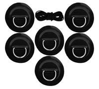 DOITOOL Kit de Parches de Anillo en D para Botes Inflables Cuerda Elástica de 2,5 M, Accesorios para Tabla de Paddleboard Sup, Parches de PVC Resistentes para Reparación y Uso en Kayak