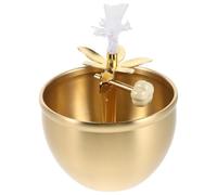 DOITOOL Lámpara de Aceite Budista Metálica con Mecha Ajustable para Lámpara de Queroseno Vintage para Decoración del Hogar y Uso en Templos Iluminación Tradicional para Culto Budista