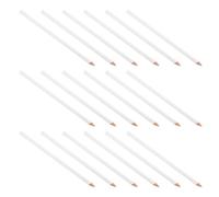 DOITOOL Lápices de Tiza para Coser 25 Piezas Marcador de Tela Blanco 40 MM Lápiz Borrable Agua para Bordar Marcar Patrones y Sastrería Herramienta Precisa para Costura y Acolchado