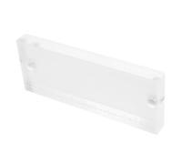 DOITOOL Lente Óptica Semicircular Rectangular de Acrílico, Estilo Cóncavo-convexo, para Enseñanza E Investigación en Física y Biología, para Estudiantes y Investigadores