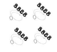 DOITOOL Ligadora De Bucles para Los Ojos 4 Juegos De Lupa para Trabajos De Primer Plano Pasatiempos Tareas De Precisión De Lupa Joyería Joyero Herramienta