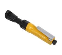 DOITOOL Llave Neumática de Carraca, Trinquete Neumático de Alta Resistencia, Aleación de Aluminio, 1/2 Pulgada, 160 Revoluciones por Minuto, Par Máx 55 N, Amarillo, para Taller