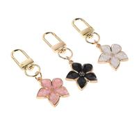DOITOOL Llavero para Mujer Dijes de Flores y Margarita, Aleación de Zinc, Paquete de 3 Piezas, Diseño Creativo y Elegante para Bolsos y Llaves en Varias Ocasiones