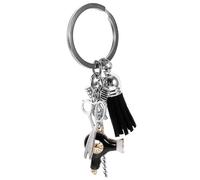 DOITOOL Llavero Peluquero con Colgante de Herramientas de Peinado y Borla Accesorio Ligero y Portátil para Mochilas y Bolsos Diseño Único para Estilistas y Amantes del Cabello