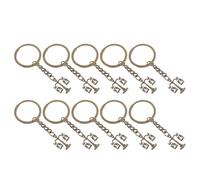 DOITOOL Llaveros de Abogado de Metal 10 Piezas en Tono Bronce Antiguo, Colgantes para Bolso y Llavero Novedoso, Accesorios Portátiles para Estudiantes de Derecho y Uso Diario