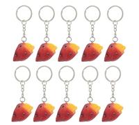 DOITOOL Llaveros Decorativos Forma Batata Pvc, Paquete 10 Piezas, Colgantes Portátiles Pequeños, Accesorios Para Mochila y Bolsos, Adecuado Para Regalar y Decorar En Eventos y Fiestas