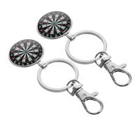 DOITOOL Llaveros Retro Creativos de Dardos en Aleación de Plata, 2 Piezas, Colgantes Vintage para Llaves y Decoración de Bolsos, Porta Llaves Resistente para Uso Diario y Regalos