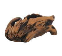 DOITOOL Maceta de Cemento Imitación Tronco con Diseño de Raíz Cuenco Decorativo de Madera Rústica para Suculentas Macetero Vintage para Interiores Fácil Limpieza y Drenaje Adecuado