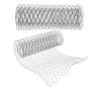 DOITOOL Malla de Alambre de Hierro Verde Revestido 0,6 Mm 47,24 X 11,81 Pulgadas para Arreglos de Flores y Gallineros, Resistente, Duradera Bricolaje en Jardín y Hogar