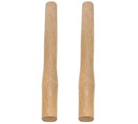 DOITOOL Mango de Repuesto para Martillo de Madera Beige Antideslizante, Práctico y Reemplazable, Paquete de 2 Piezas para Jardinería y Aventuras al Aire Libre