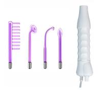 DOITOOL Máquina de Alta Frecuencia Facial Portátil Tubo de Vidrio para Masaje Antiarrugas y Cuidado Eléctrico Tejido Cabezales de Masaje Reemplazables