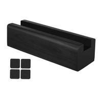 DoiTOOL - Marco de soporte de base de espejo de suelo de lujo ligero de madera maciza soporte espejo de madera soportes de exhibición de cruces de espejo para base antideslizante Cuerpo agarrar